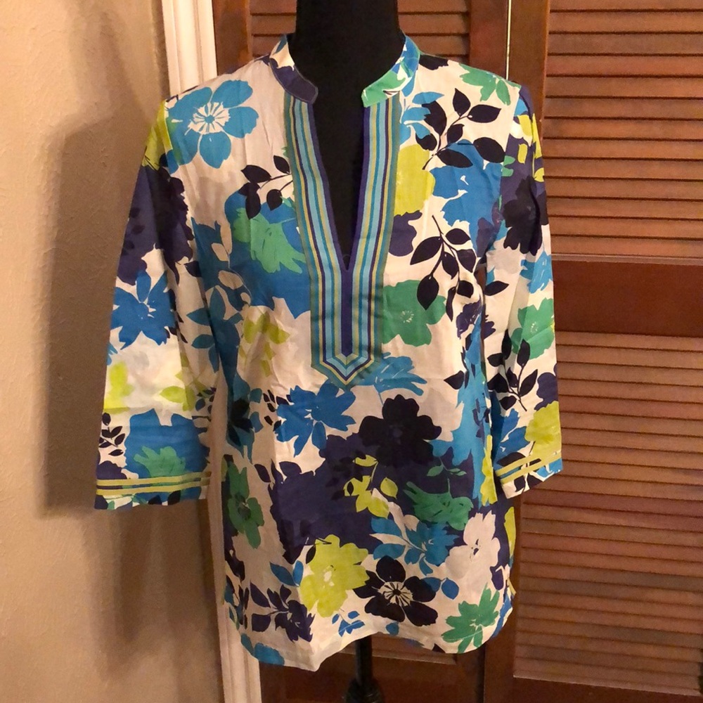 NWOT Boden Floral Tunic